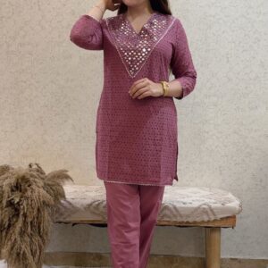 Dusty Rose Pink Co-Ord Set